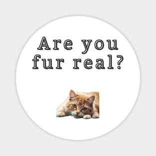 Are you fur real? Magnet